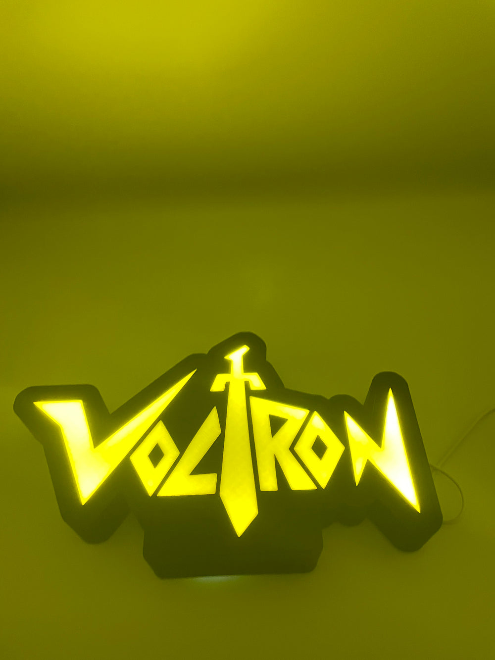 Voltron light box sign