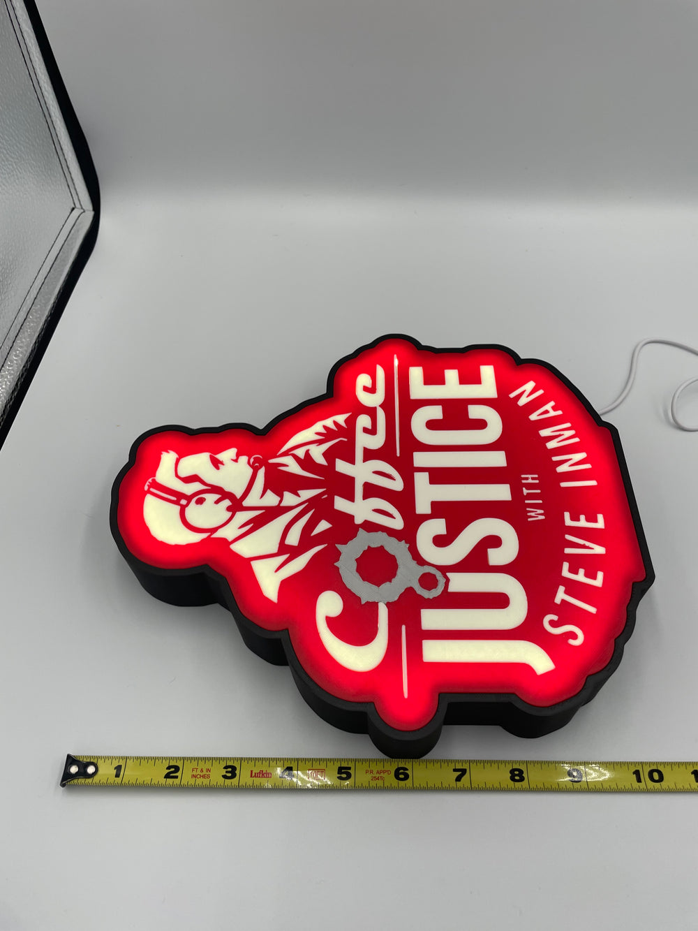 Steve custom light box sign