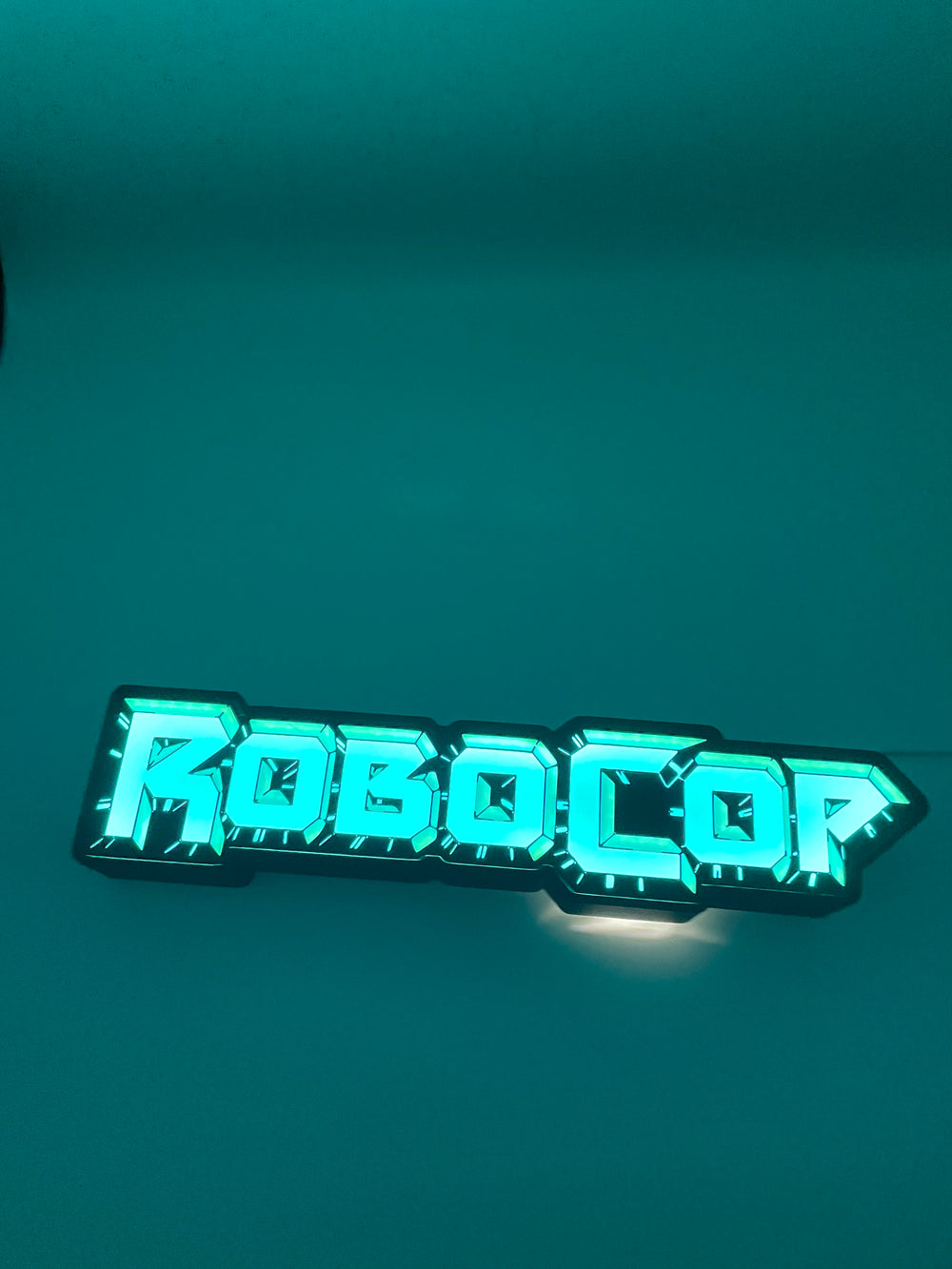 Robot light box sign